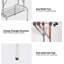 Table de toilettage de table H 64,6 po x l 24 po x P 45,7 po