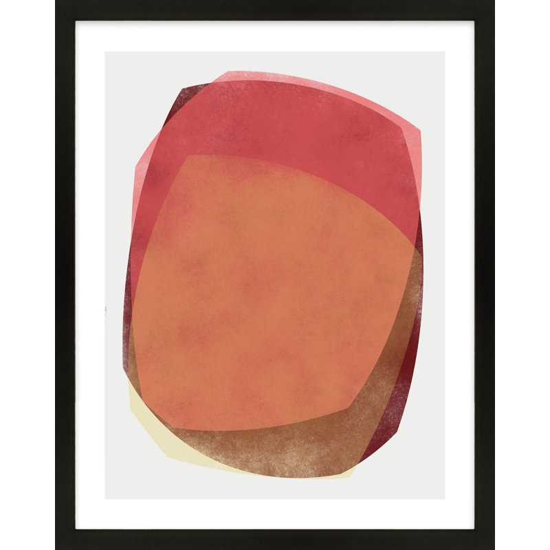 «Didi 7» par Jacques Pilon - peinture encadrée, Noir, H 38 po x l 30 po