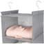 6 Tier Shelf Hanging Closet Organizer, Closet Hanging Shelf With 2 Sturdy Hooks For Storage, Foldable-770366334-770366331