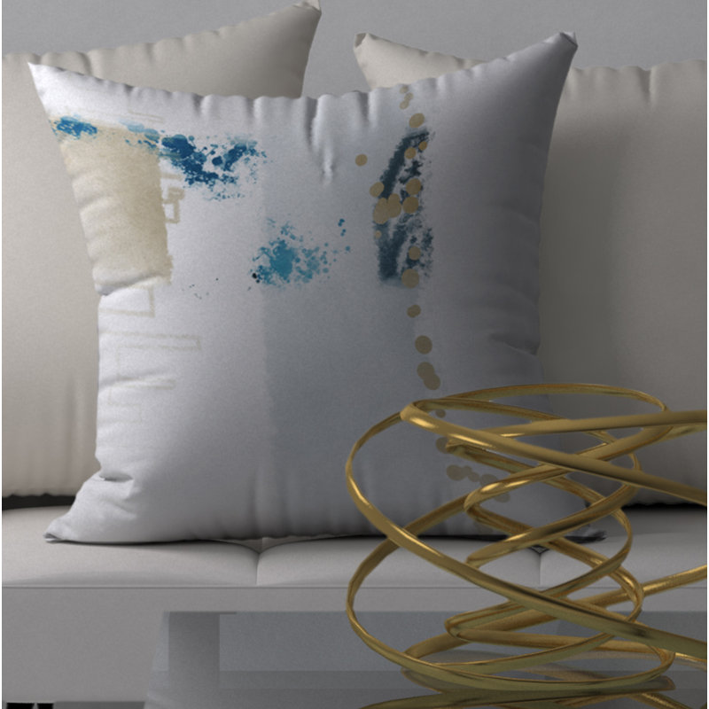 Reversible Throw Pillow, 24" x 24"