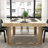 Rectangular Wood Grain Dining Table