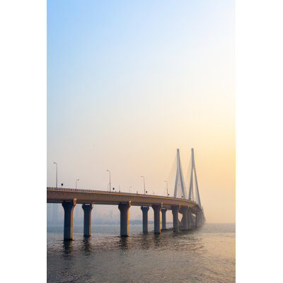 Bandraâ€“Worli Sea Link by Arthur Enselme - Wrapped Canvas Print