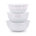 Solid White Textured