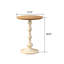 Base de table ronde en métal 15,7 po Vintage-1553036120