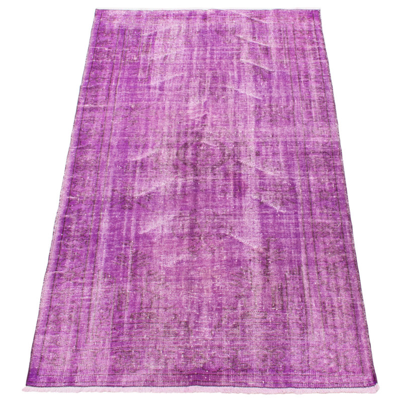 Tapis mauve à transition de couleur 5 pi 3 po x 8 pi 9 po