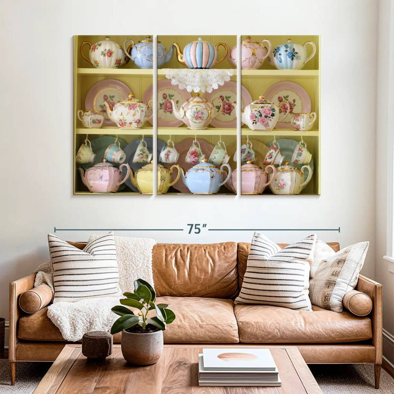Senne Teaware Collection, 42" H x 65" W