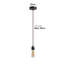 1 - Light Black Bulb Pendant