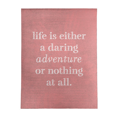 Tapis en poly-citation "life life"