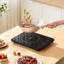 Living And Home 35cm W Black Hot Plate