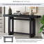 Console contemporaine avec plateau en bois-2055808250