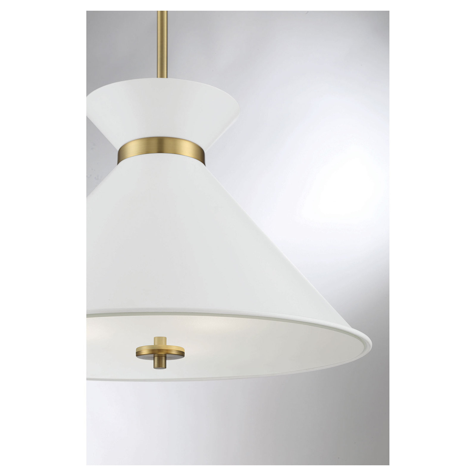 Nysta Dimmable 3 - Light Pendant, White