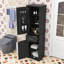 Grande armoire de rangement pour salle de bain avec tiroir, tablettes réglables et tablettes de porte-2129291771