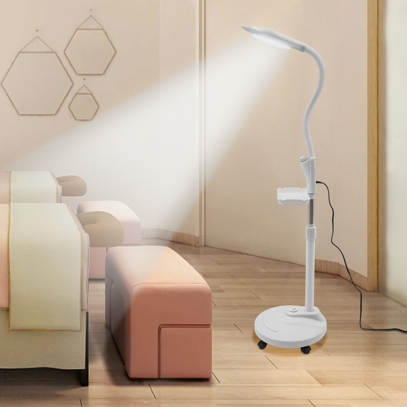Aimilia 67'' White LED Task Floor Lamp Set