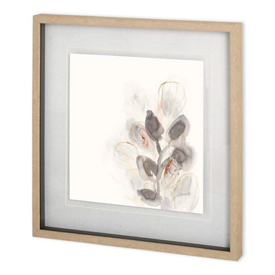 "Seed Pod II" par June Vess a, reproduction d'art encadrée texturée matte sous verre