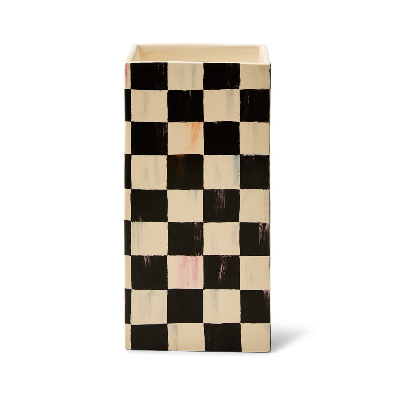 Courtly Check Pillar Vase