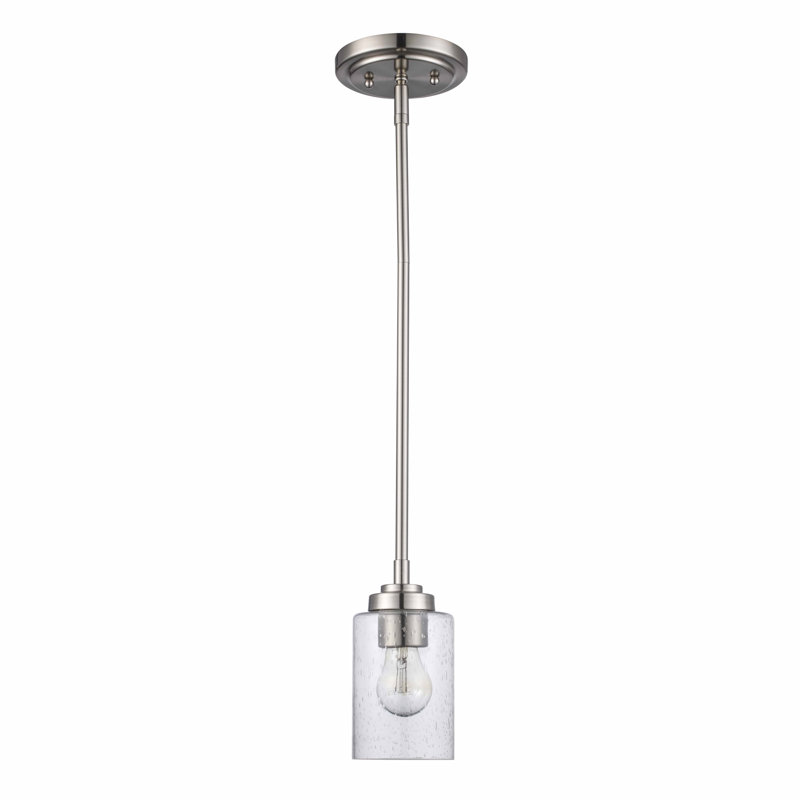Adesha 1 - Light Single Pendant, Brushed Nickel