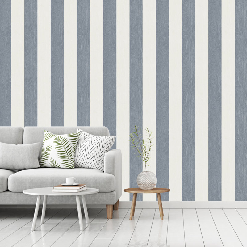 10.05m x 53cm Matte Wallpaper Roll, Blue