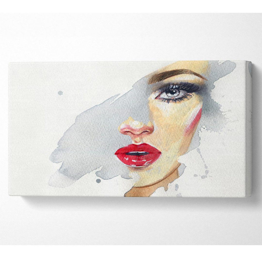 Elbdrige Washed Face Visual - Wrapped Canvas Kunstdrucke