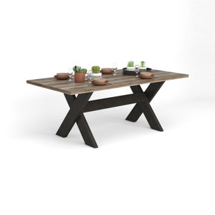 200 Cm Trestle Dining Table