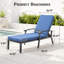 Chaise longue en fonte d'aluminium-1435414090