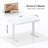 48'' W Adjustable Glass Electric Standing Desk with Drawer, USB Ports-1568416154
