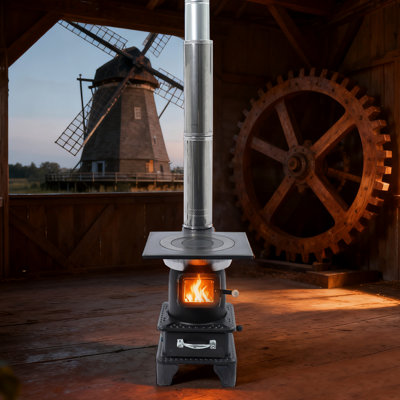 Wood Burning Stove For Indoors And Outdoors Heating and Cooking