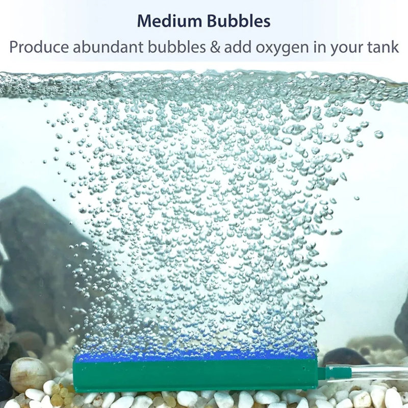 Barre de rideau à bulles de sable à air, H 12 po x l 0,66 po x P 0,66 po