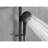 28-Inch Slide Bar Handheld Shower, 59-Inch Hose, Matte Black, Stainless Steel, Adjustable Shower Head For A Clean And Pleasant Bath With Hose Bar, Comfortable Showering Session