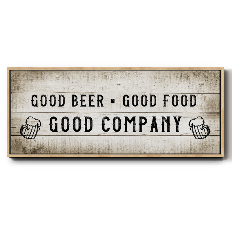 Good Company- Framed Canvas