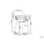 Pringle 44cm H Slat Back Armchair-81516134