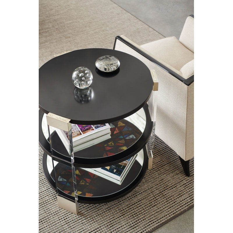 Caracole Classic Solid Wood Top End Table
