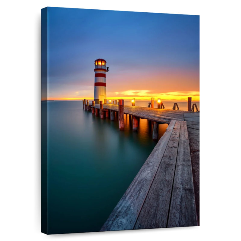 Aletra Podersdorf Lighthouse Jetty, 12" H x 8" W