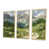 Toile naturelle avec cadre flottant