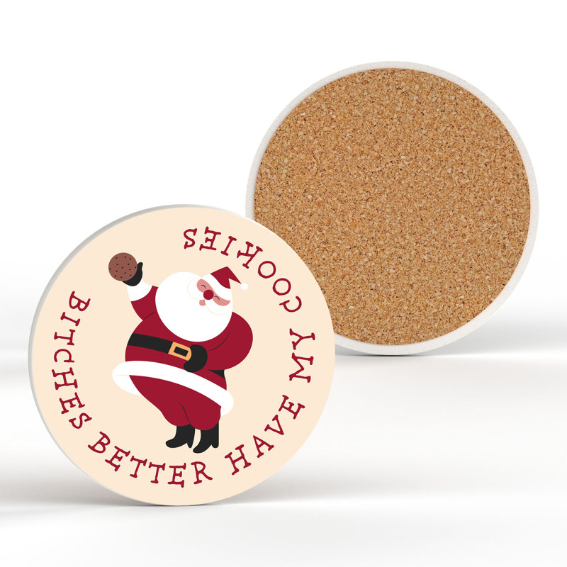 Carley Ceramic Round 1 Piece Coaster