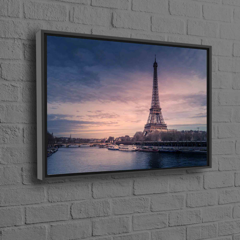 Print on Canvas, Framed Print without Mat, 60 cm H x 90 cm W, Black