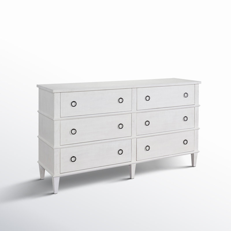 Bilbrook 68'' W 6 - Drawer Dresser, White