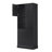 Tall Storage Cabinet with Adjustable Shelves and Flip-Out Basket, Modern MDF Design-1413657141