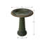 Marbled Glaze Bird Bath-45721394