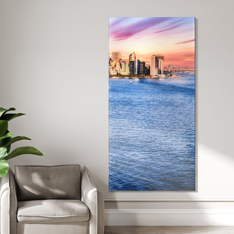 Vue de New York C sur verre