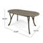 Table de salle à manger en bois d'acacia 70 "-50395081