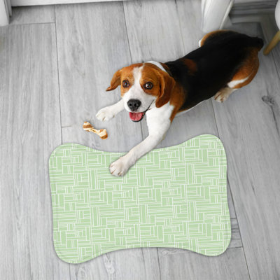Gentle Shine - 1 Piece Bone Shape Feeding Mat