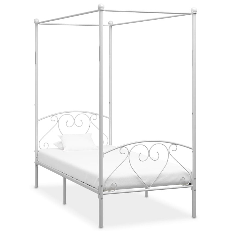 Issac Metal Bed, 120 x 200cm, Grey