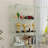 4-Tier Double Door Glass Display Cabinet With 5 Dynamic Led Modes, Fixed Shelves Floor Standing Showcase For Home Office Store Display