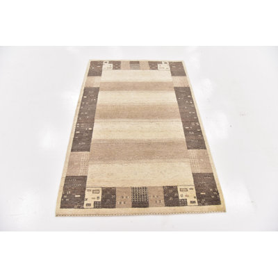 Didcot One-of-a-Kind 3'10" X 5'10" New Age Wool Area Rug in