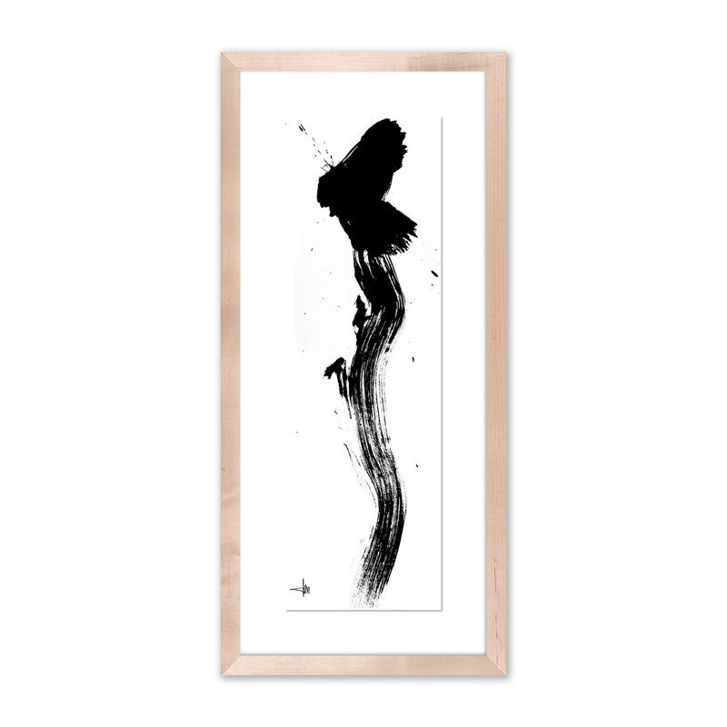 Frivolous Print by Johan Gert Manschot, Natural, 24" H x 11" W x 1.5" D