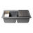 34'' L Double Bowl Granite Kitchen Sink-95312619