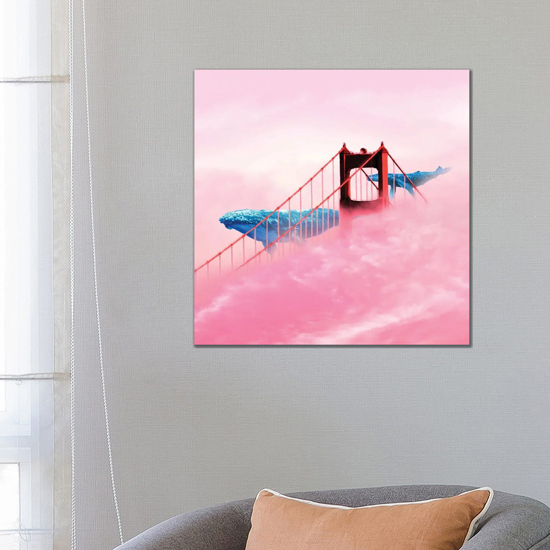 Coastal Whale Watching by David Loblaw - Print on Canvas