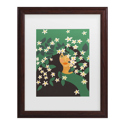 Bolog Gigi Rosado Jasminum Matted Framed Art
