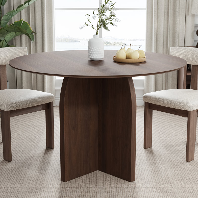 Table de salle à manger Enciso, Noyer, H 30 po x L 45 po x l 45 po