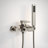 Wall Mount Tub Faucet Roman Bathtub Filler with Handheld Shower-114216933
